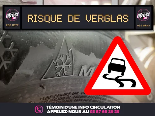 Risque de verglas sur les routes : la lorraine en vigilance jaune 